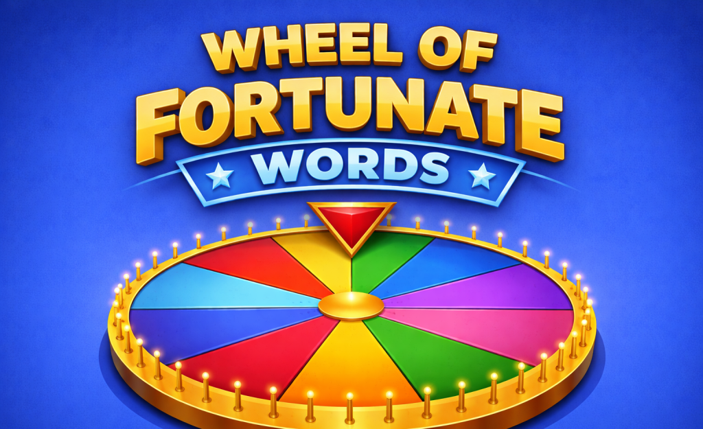 Wheel of Fortunate Words virtual team building event