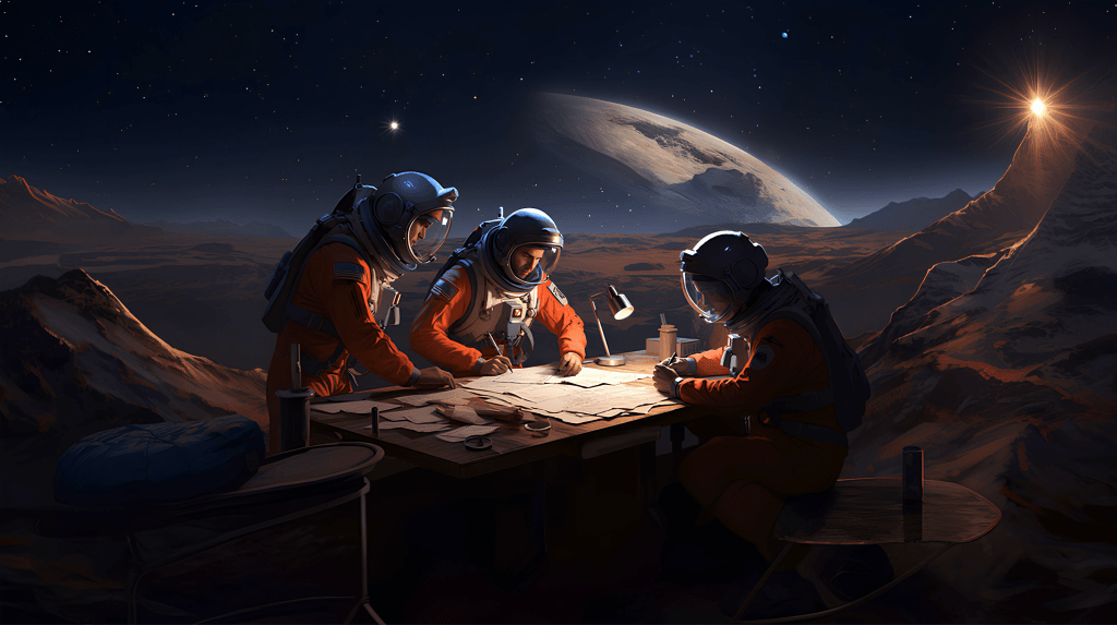 space team operation gift rescue virtual team building event vortex escape room