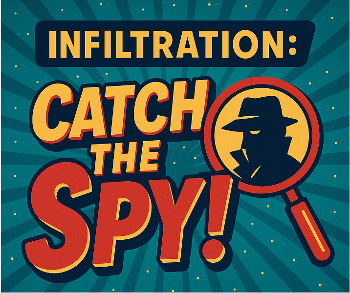 remote team building game catch the spy cover